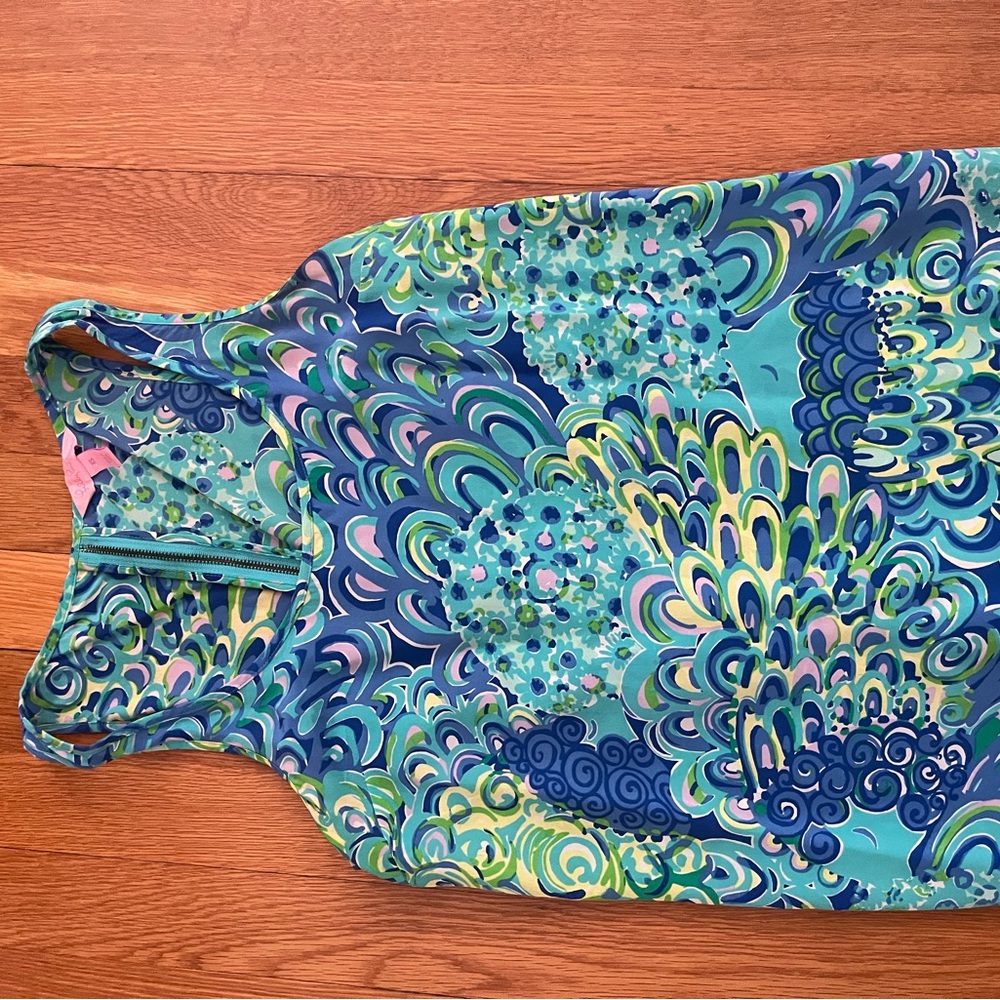 Vibrant Sleeveless Patterned Top